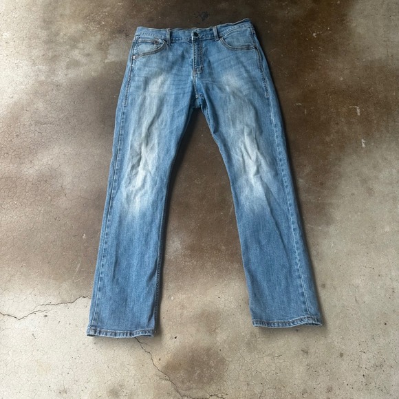 Wrangler Other - Wrangler Retro Jeans Mens 34x32 Blue Western Slim Straight Light Wash Denim